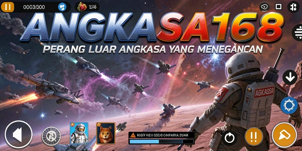 Tampilan gameplay hebat di ANGKASA168 dengan aksi menegangkan.