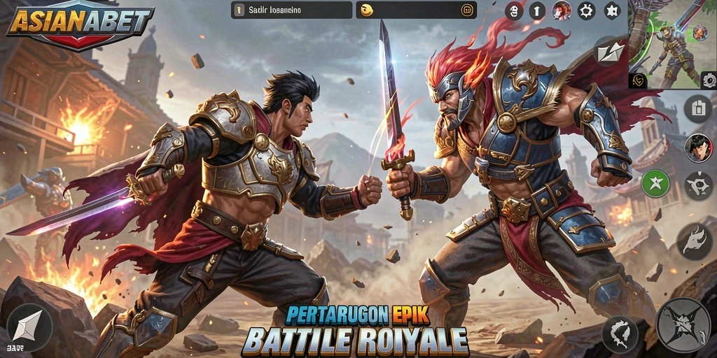Gameplay seru di ASIANABET dengan aksi Battle Royale.