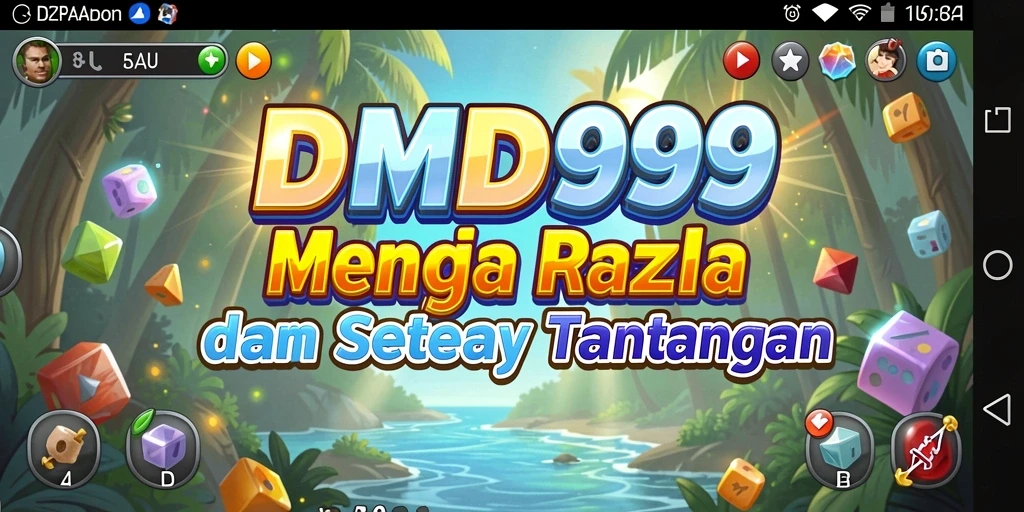 Tampilan gameplay DMD999 dengan berbagai tantangan puzzle yang menantang.