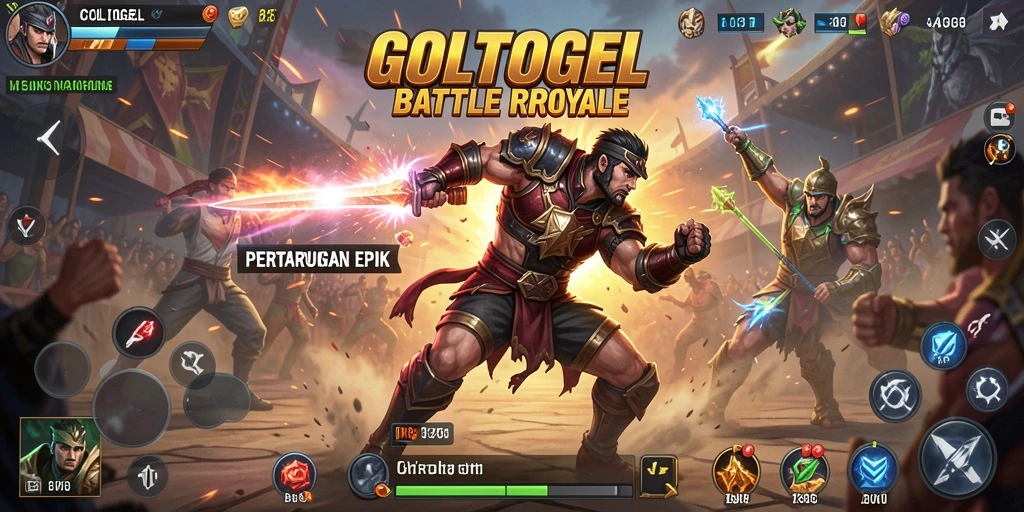 Tampilan dinamis dari pertempuran seru di GOLTOGEL.