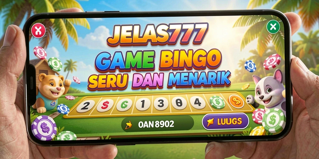 Tampilan gameplay seru dari JELAS777 dengan berbagai pilihan Bingo.