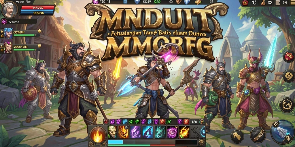 Gameplay MNDUIT yang menarik di dunia MMORPG.