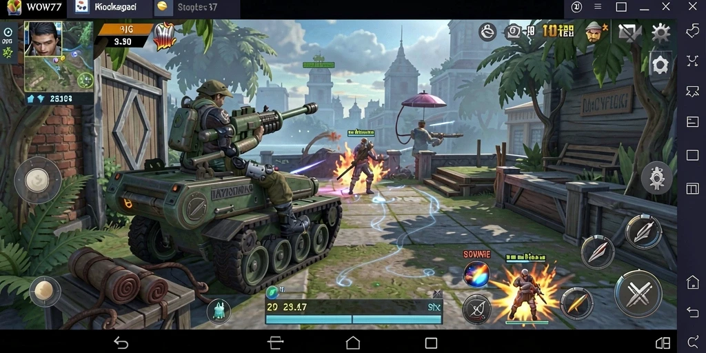 Tampilan gameplay WOW77 yang mendebarkan dan penuh strategi.