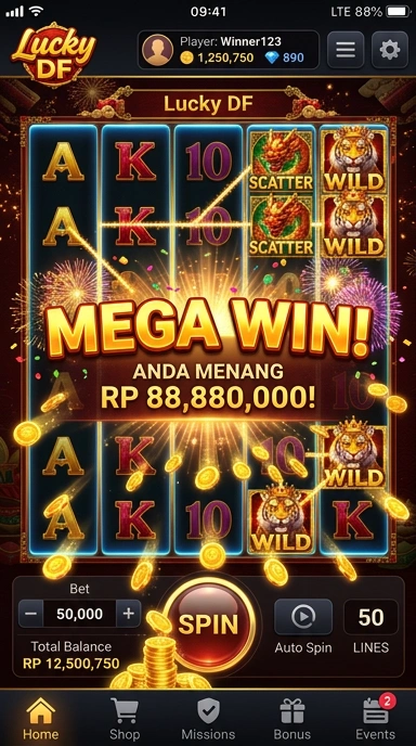 Luckydf menawarkan aplikasi berkualitas dengan proses pengunduhan yang aman.